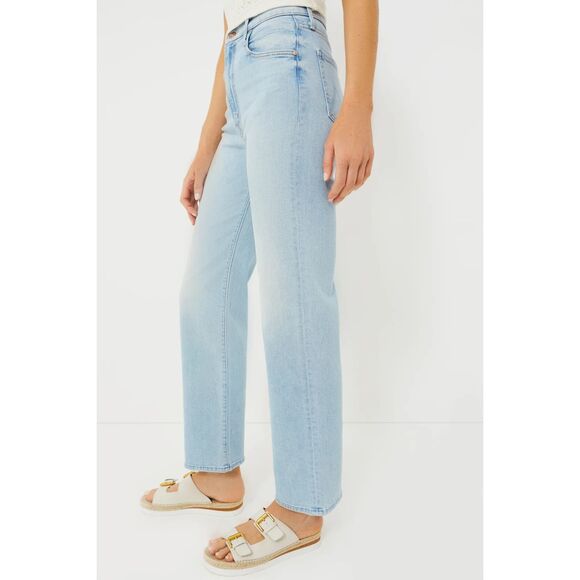 NWT MOTHER The Rambler Zip Flood Jeans in Cherie Cherie Plus Size 34 - Picture 4 of 16